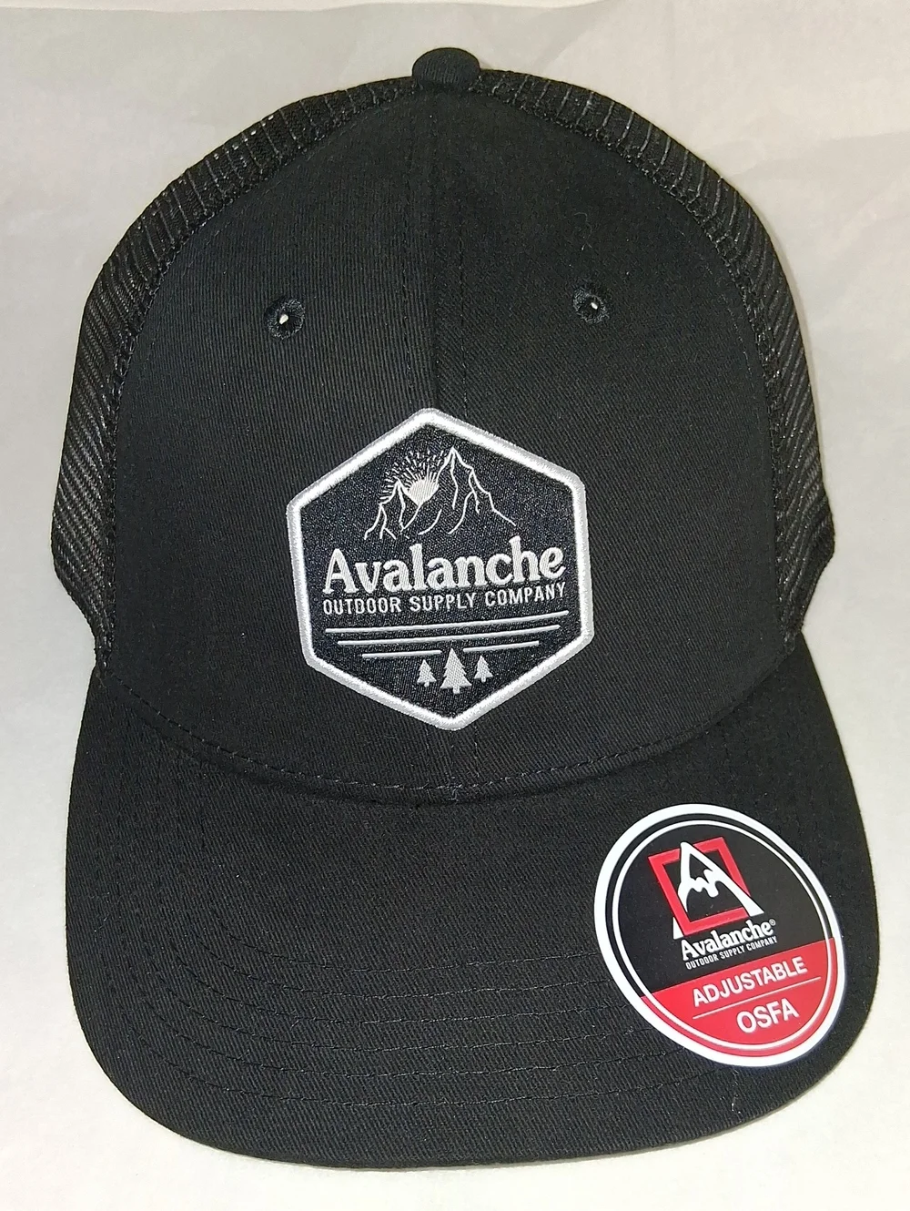 AVALANCHE outdoors Hats (2) Baseball Trucker Hats NEW
